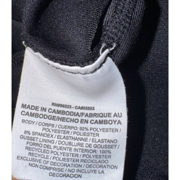 Nike Dri-Fit Black Activewear Leggings L Polyester/Spandex Mesh Panels Womens - Picture 4 of 12